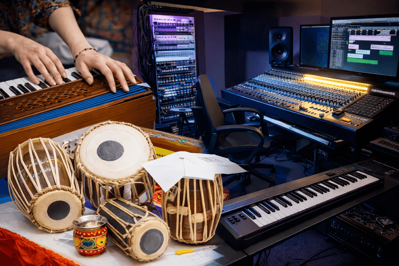 merged musical instruments