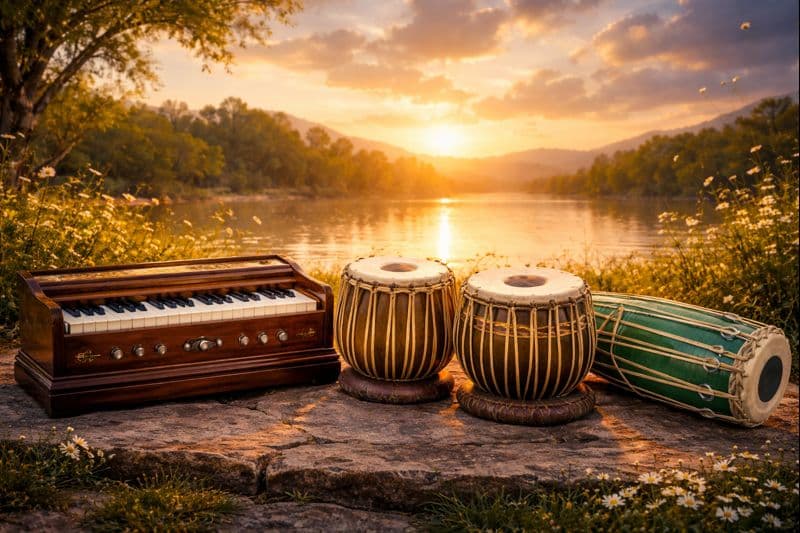 Harmonium, Madal, Tabla hero